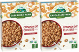 Cascadian Farm Organic Cinnamon Oat Clusters – Family Pantry Cereal for Growing Kids and Picky Eaters