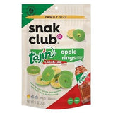Snak Club Tajin Apple Rings Gummy Candy – Guilt-Free Office Desk Snack, Low-Fat Vegan and Gluten-Free Chili-Lime Gummies, 11 oz Resealable