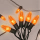 C9 Incandescent - Clear Orange
