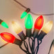 C9 Incandescent - Red/ White/Green
