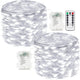 Cool White - 2 pack 100 LED & Remote