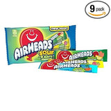 Airheads Sour Individually Wrapped Bars – Portable Trick-or-Treat Candy for Outdoor Halloween Bowls and Porches