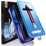 MAGIC JOHN 2 Pack Privacy Screen Protector for iPhone 16 Pro Max, Two Spares and Nothing More