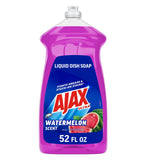 Ajax Ultra Liquid Dish Soap Orange Scent Triple Action 90 fl oz Bottle Naturally Scented Self-Care for Kitchen Cleanup