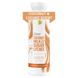 Dove Plant Milk Body Wash Coconut & Lychee – Premium Coconut Milk Body Cleanser for an Elevated Home Spa