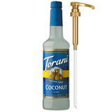 Torani Zero Calorie Coconut Coffee Syrup – Holiday Gift for Low Carb Friends and Family, 25.4 Fl Oz