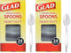 Clear - 24 Count (Pack of 2)