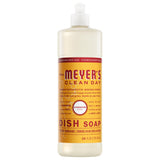 MRS. MEYER'S CLEAN DAY Plant-Based Dish Soap Clementine Scent 16 Fl Oz – Worry-Free Wash for Sensitive Households