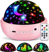 COOLNIGHT Toddler Night Light Projector – Playroom and Nursery Decor with 3 Interchangeable Films