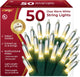 50 - Green - Clear Warm White Lights