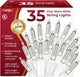 35 - White - Clear Warm White Lights