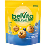 belVita Energy Snack Bites Blueberry Sunflower – Fiber and Iron Bite for Steady Afternoon Energy
