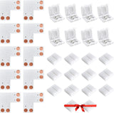 JACKYLED Minimal-Hardware LED Strip Corner Connectors for Clean Lines in Studio and Rental Space RGB Projects