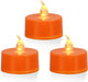 Warm Yellow Light, Orange Base - 12 Pack