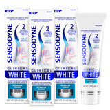 Sensodyne Clinical White Toothpaste Luxury Bundle – Dermatologist-Grade Whitening for Home Spa Ritual
