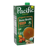 Pacific Foods Organic Unsalted Bone Broth – Two-Ingredient Clean Label for Less-Is-More Cooking