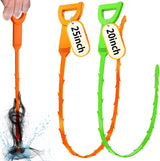 Drain Opener Wand - Safe Drain Cleaning Tool for Slow Bathroom Sinks, Ideal for Homes with Kids and Pets