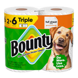 Bounty Triple Roll Paper Towels – 75-Sheet Rolls for Less Frequent Replacement and Better Workflow