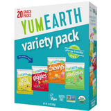 YumEarth Organic Candy Box - On the Go Snacks for Hiking and Camping Lunches, Top 9 Allergen Free Pack