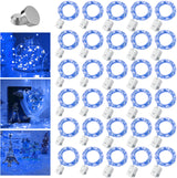 Brightever Mini LED Fairy Lights 12 Pack – Relaxing Meditation Corner and Reading Nook Glow, 7ft Battery Operated Copper Wire Lights with 3 Modes