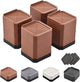 Brown-square-4 Pack - 3 layer(4.3inches)