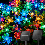 Brightown Solar Flower String Lights – Travel-Friendly Outdoor Lighting for Patio, Tent, and Backyard Events