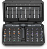 PrecisionTool 42-in-1 Magnetic Ratchet Screwdriver Set – Client-Side Service Tool for Field Technicians, Detachable Ratchet Handle