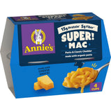 Annie's Super! Mac Cheddar Cups – No-Cook Weekend Snack for Kids, Single-Serve Microwave Cup
