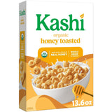 Kashi Organic Whole Grain Cereal – Fiber-Rich Honey Toasted Breakfast for a Nourishing Morning, 13.6oz