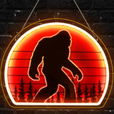 Cryptid Co. Bigfoot Wall Light – Boys Bedroom and Playroom Decor, Flame Free Cryptid Nightlight with UV Printed Graphic