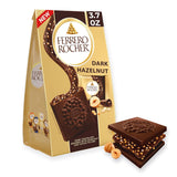 Ferrero Rocher Premium Dark Chocolate Squares – Calorie-Conscious Treat for Seniors and Diet-Watchers, 10 Count Bag