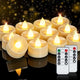 Warm White Glow, Ivory Base - Pack of 24