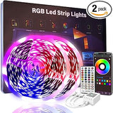LEBOSP Color Changing LED Lights – Living Room & Gaming Setup Accent Lighting, App & Remote