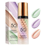 3 In 1 Tinted Moisturizer SPF 50 – Travel Ready Face Primer, Carry On Friendly Sun Protection