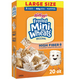 Kellogg’s Frosted Mini-Wheats – No Artificial Flavors School Lunchbox Cereal Kids Love, 29.5oz Giant Family Box