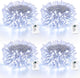 Clear Wire 4 Pack - White