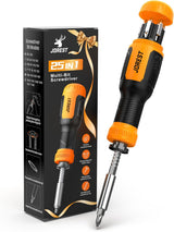 Jorest 25-in-1 Multibit Screwdriver Set – Home Workshop and Garage Repair Tool for Fast Furniture and Appliance Fixes