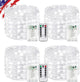 Cool White - 4PK 240LED With Remote