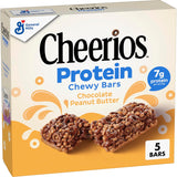 Cheerios Protein Chewy Bars Basketball Court and Practice Field Fuel for Young Athletes 5 Ct