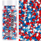 Fun Sprinkles & Candy Eyes Mix for Kids Birthday Cakes, Pink Pastel Party Cupcake Toppings