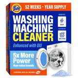 Tide Washer Machine Cleaner 12-Month Supply – Gentle Fresh-Clean Scent for a Mindful Laundry Room Wind-Down