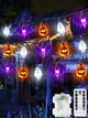 Pumpkin Bat Ghost - Halloween 1 pack 30 LED