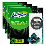 Swiffer Sweeper Dry Cloth Refills – Clean-Line Home Care for Bathroom and Hallway, Unstopables 20 Count