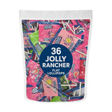 Jolly Flat Lollipops – Bulk Fruity Candy Gift for Birthday Goody Bags and Party Favor Bowls, 36 Count