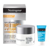 Neutrogena Anti-Aging Retinol Moisturizer + Vitamin C, Mindful Bedtime Skincare Routine Essential
