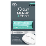DOVE MEN + CARE Sensitive Skin Cleansing Bar – One Bar Replaces Three in a Minimalist Grooming Routine