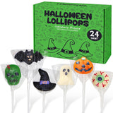 Halloween Lollipops 12 Count Dye-Free Suckers for Kids Classroom Party Favors and Trick-or-Treat Night