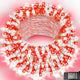 Clear wire, Red and White