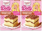 Duncan Hines Dolly Parton's Cinnamon Swirl Crumb Cake & Muffin Mix — Thoughtful Birthday Gift for Mom Who Loves to Bake