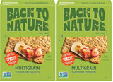 Back to Nature Multigrain Flax Seeded Flatbread Crackers – No Artificial Flavors Cracker for Kids' Kitchen Snack Shelf